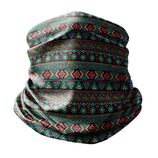 多功能运动管围巾 – 几何设计