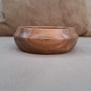 天然木碗 – 胡桃木制，家居装饰用