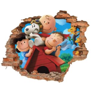 婴儿房 3D 墙贴 – Snoopy 与他的朋友们款