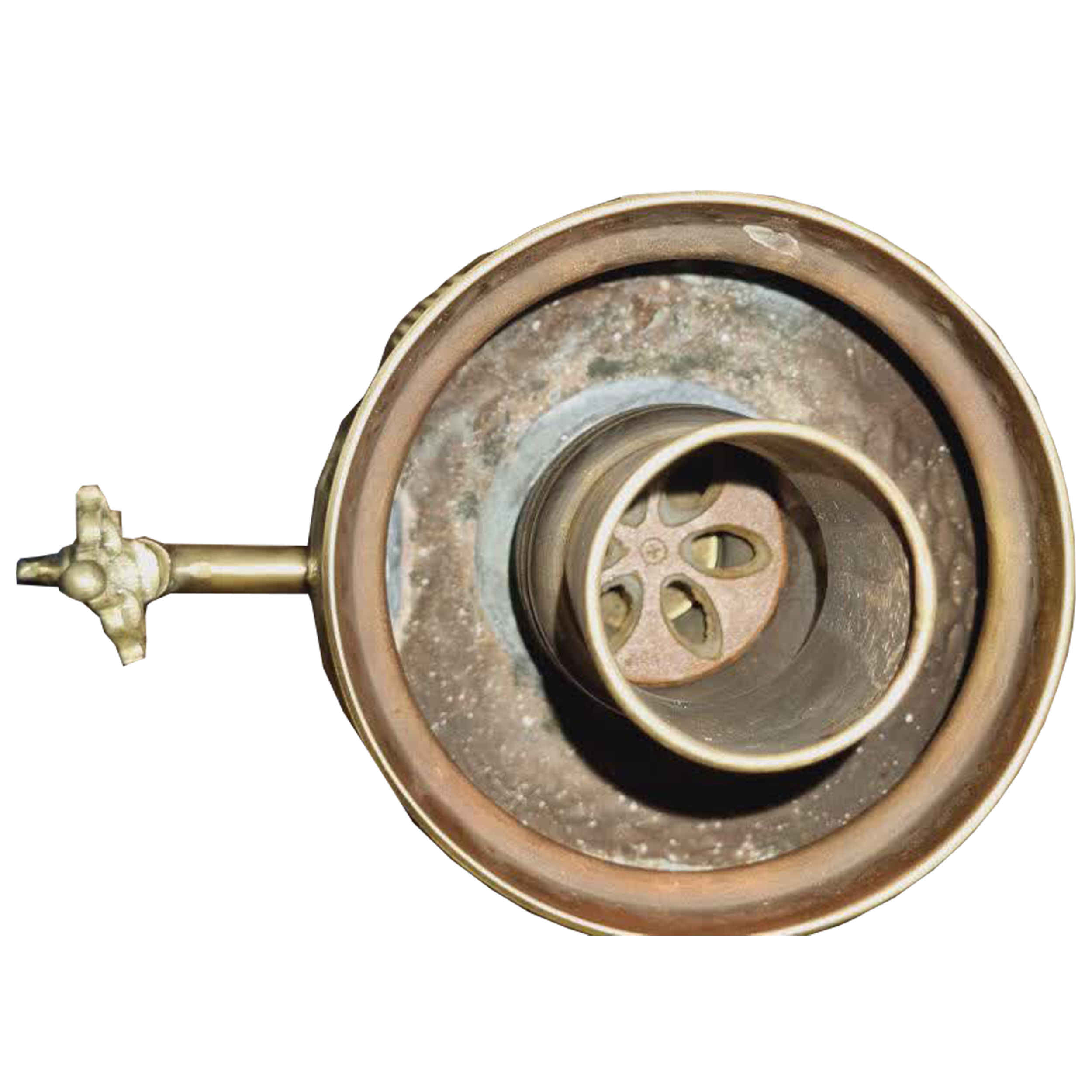 波斯黄铜 Samovar 装饰性木炭茶具 4.5 升