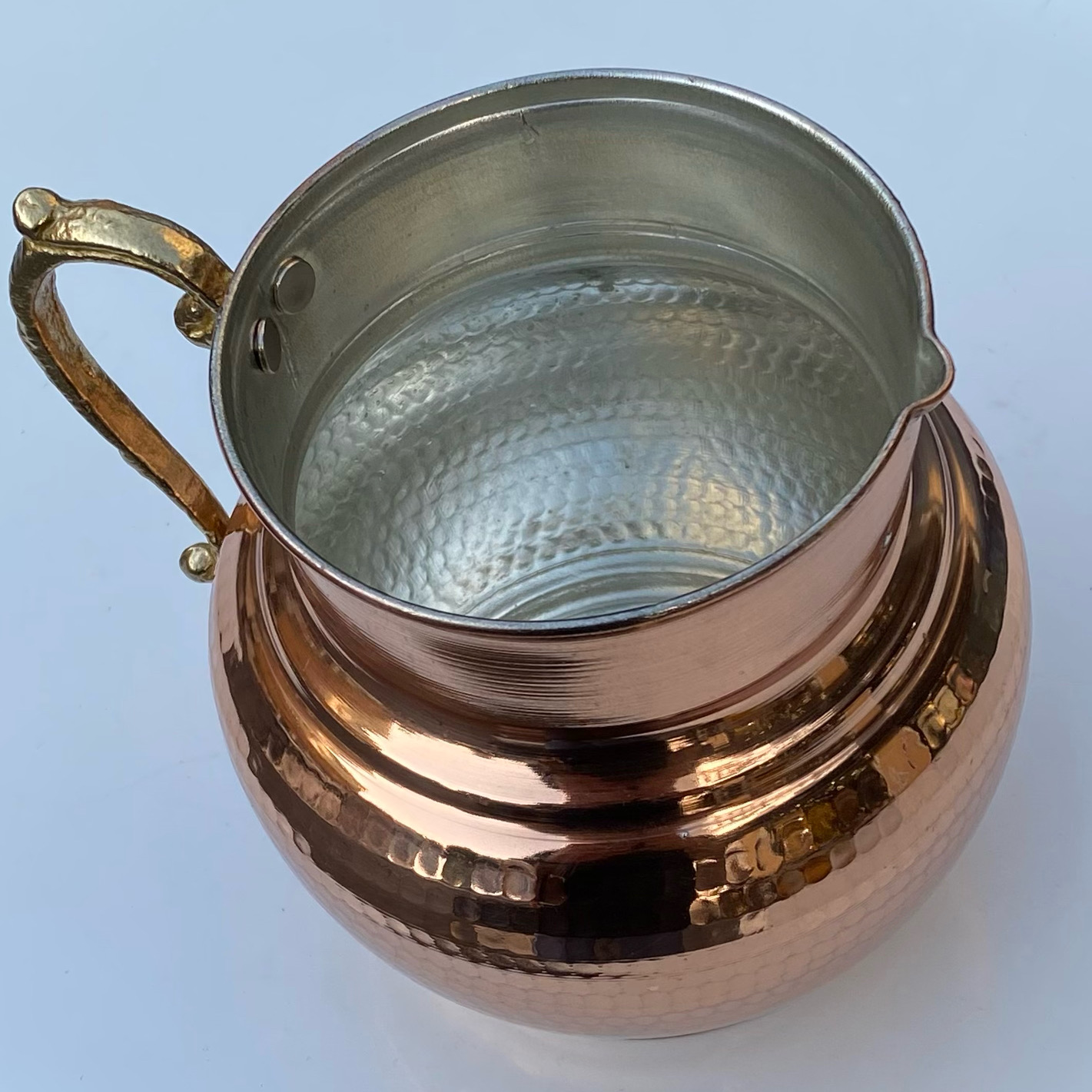 波斯铜水壶 – 手工锤制，Shahruz 型号