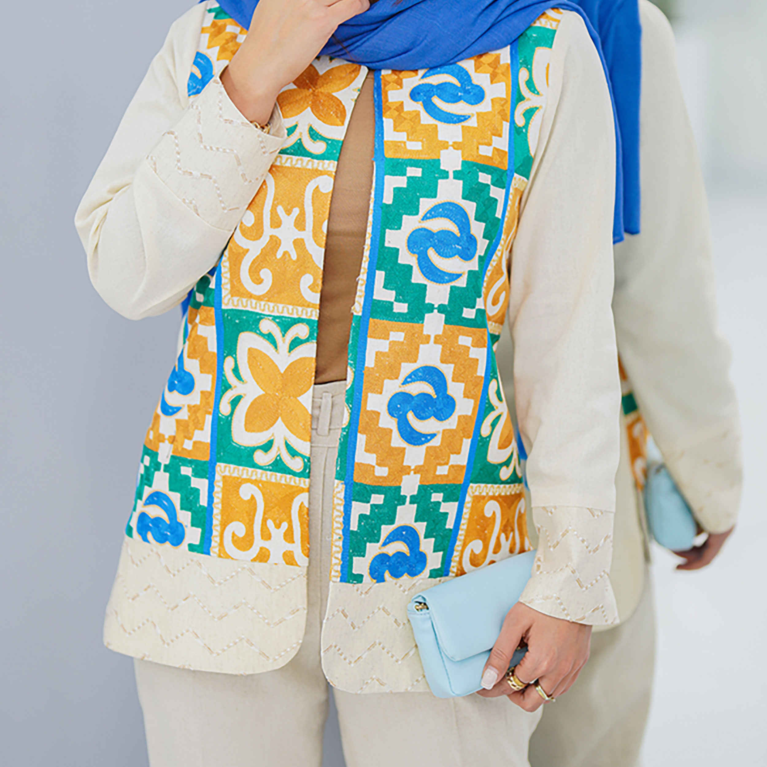 Main image of 波斯刺绣女款Manto，型号Soroush