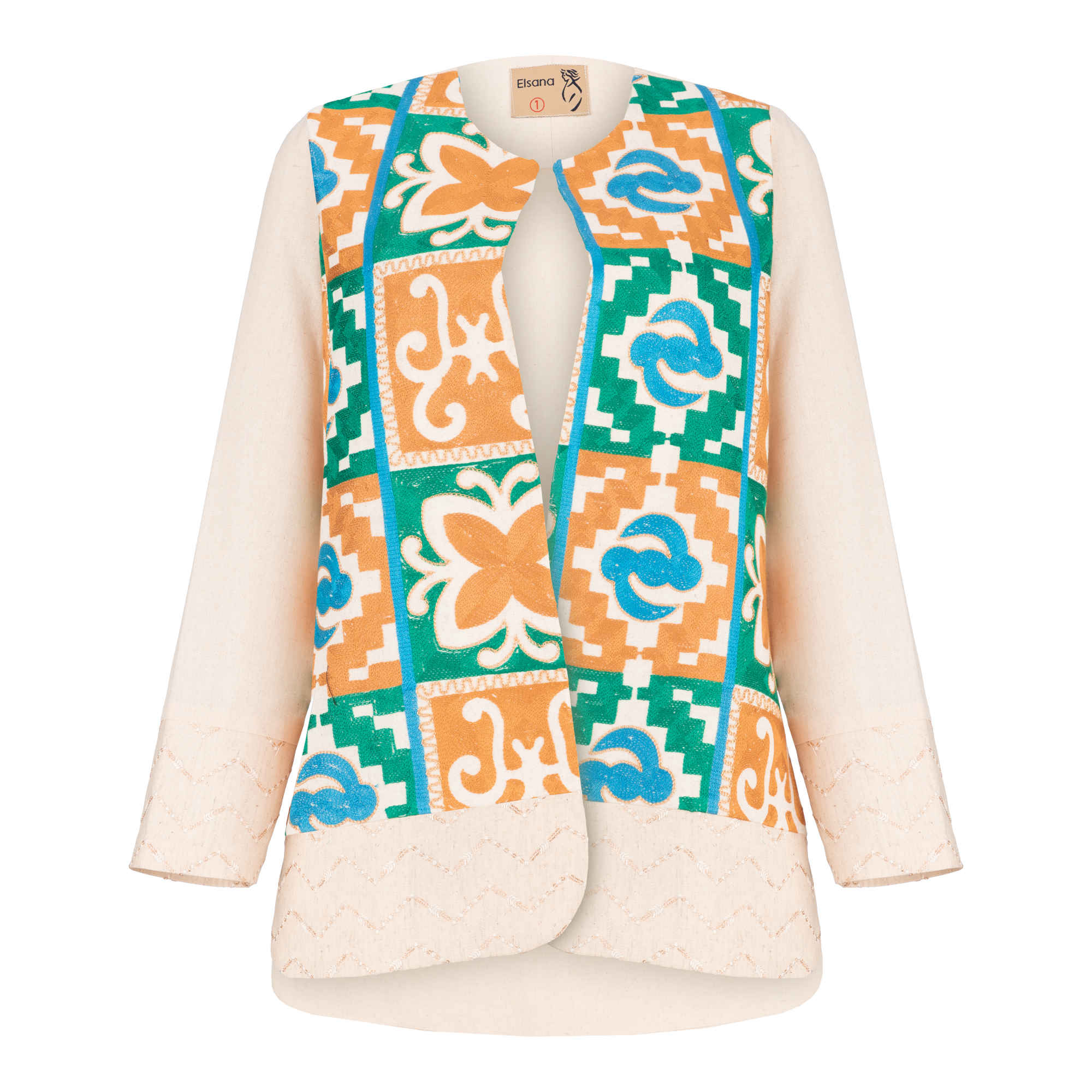 波斯刺绣女款Manto，型号Soroush