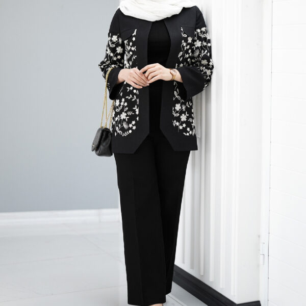 波斯刺绣花卉女款Manto