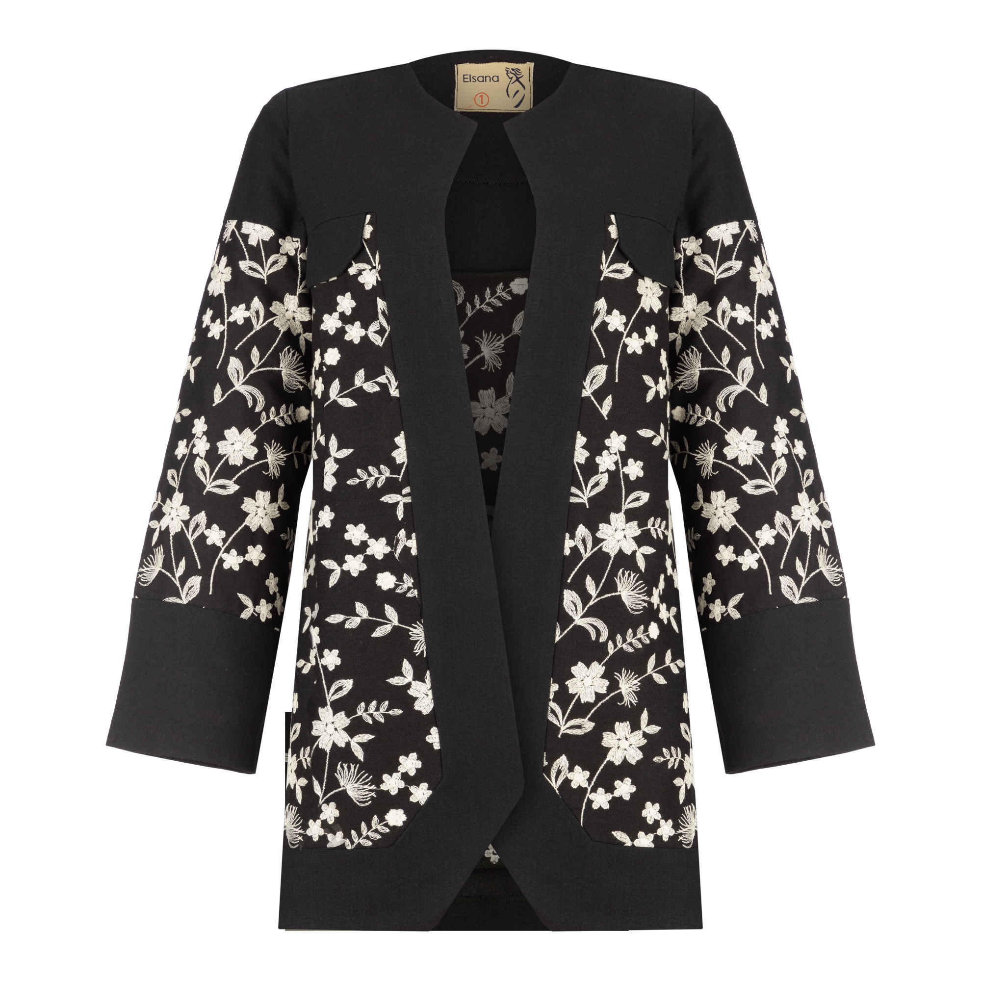 波斯刺绣花卉女款Manto