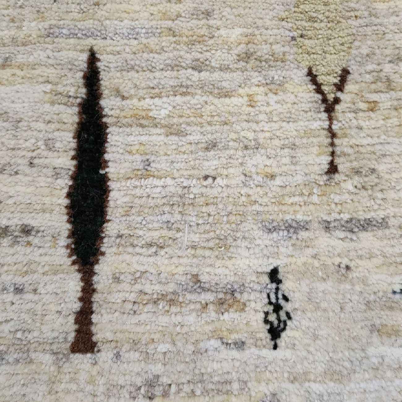 波斯加贝毯羊毛地毯 正宗手工编织 树图案