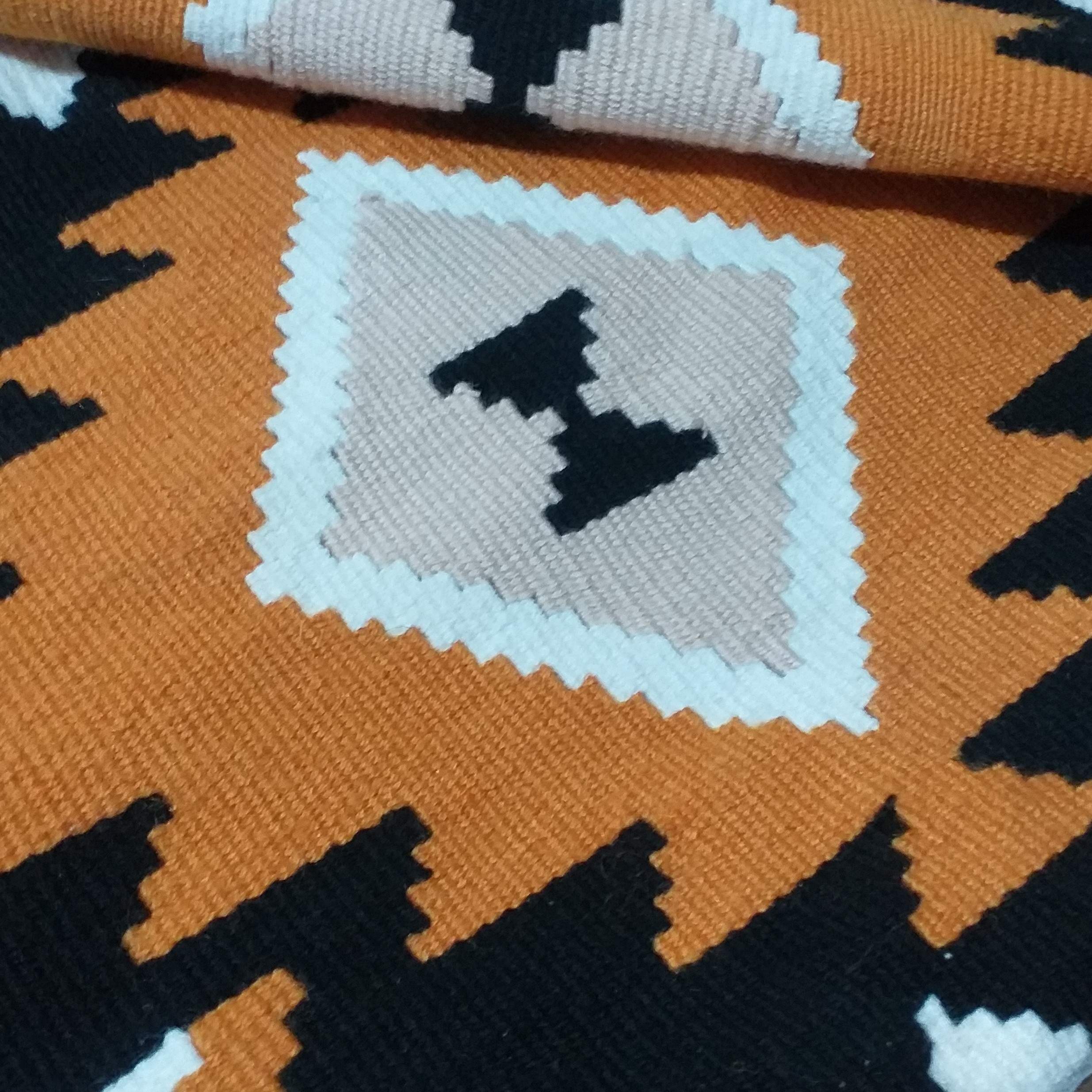 波斯基里姆手工织靠垫套 – 传统设计（2件套）