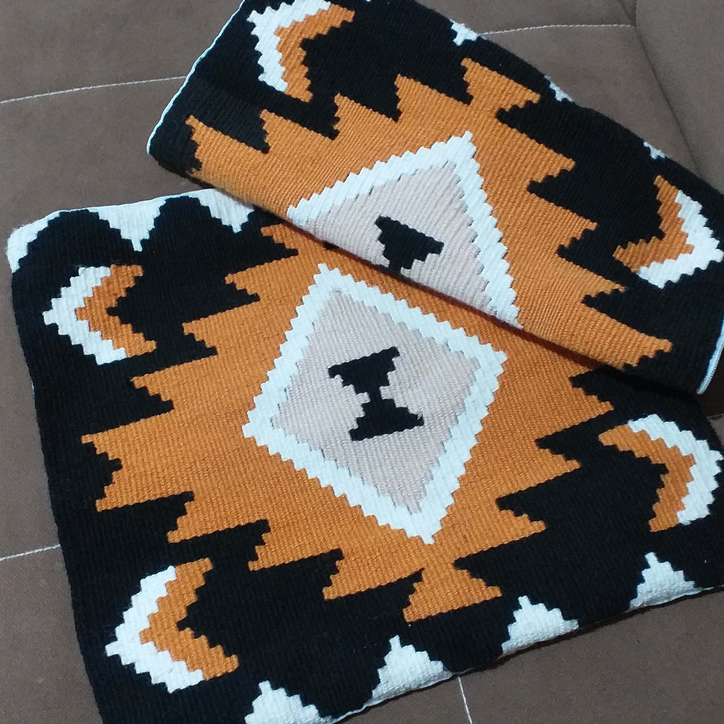 Main image of 波斯基里姆手工织靠垫套 – 传统设计（2件套）