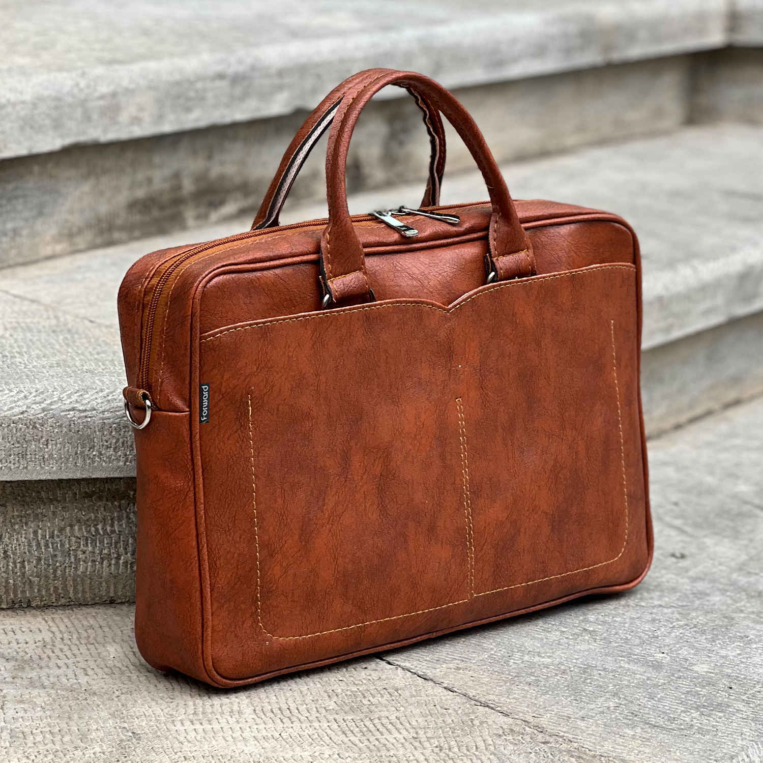 波斯皮革办公公文包 – Cube款