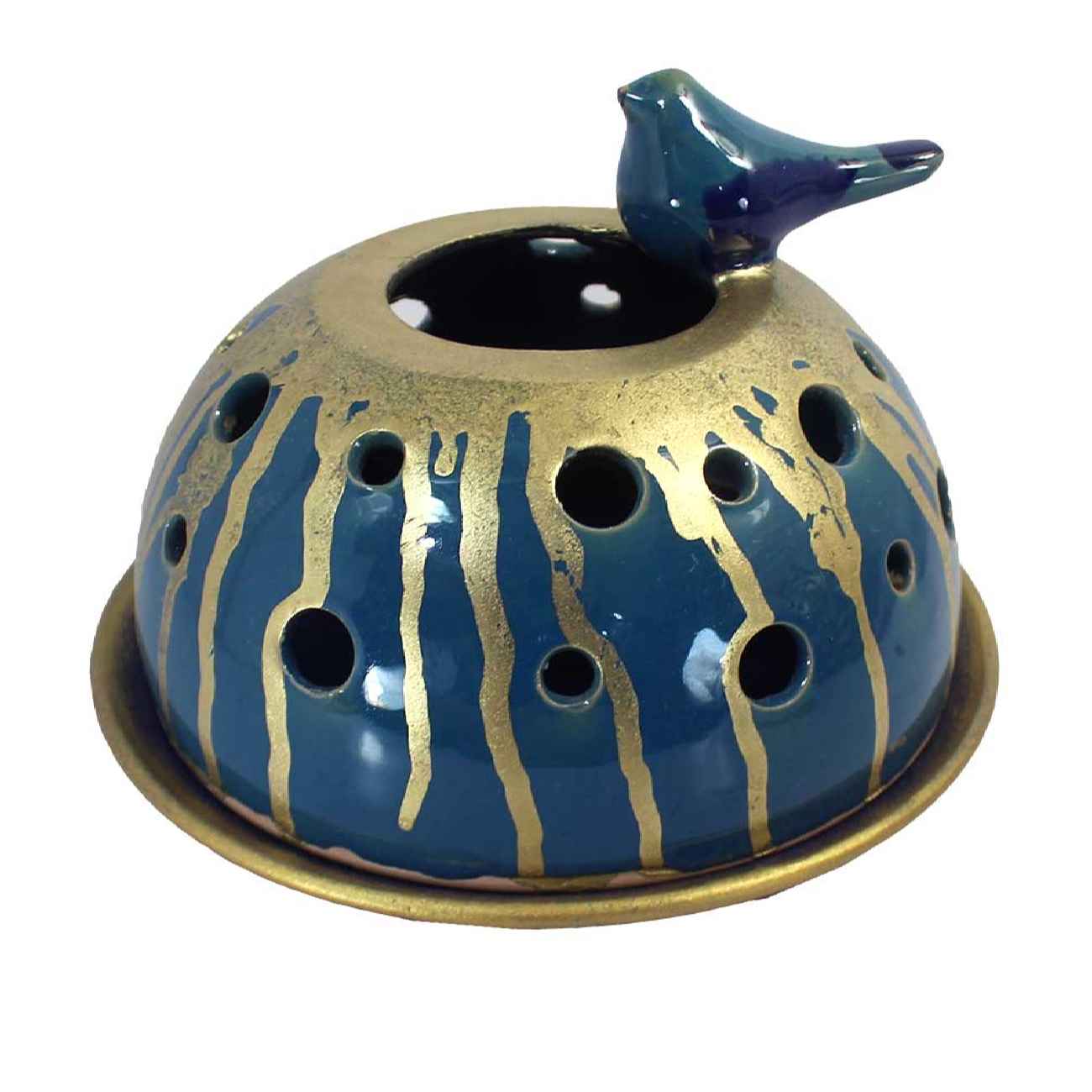 Main image of 手工波斯陶瓷烛台 – 鸟形设计