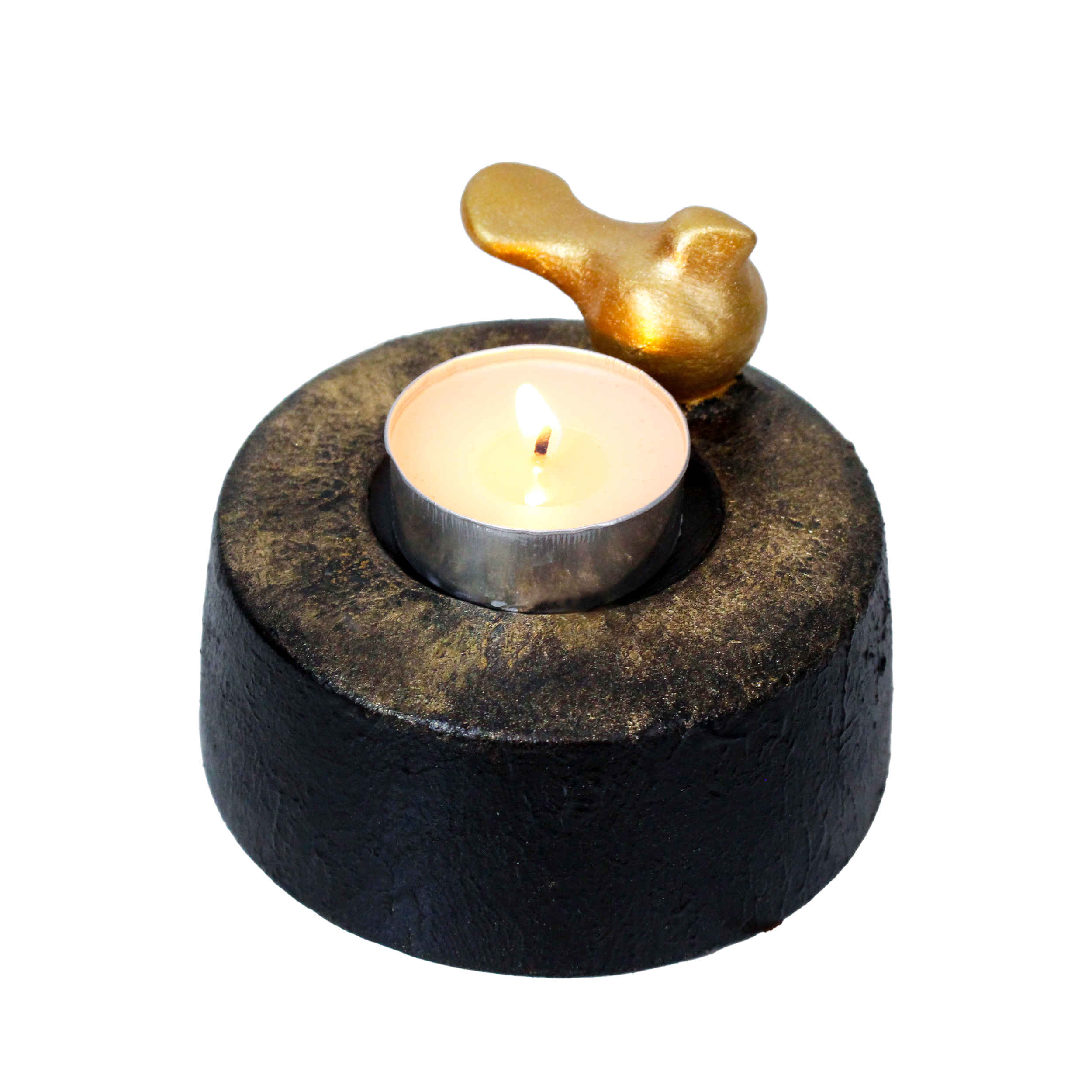 手工波斯陶瓷烛台 – 鸟形设计