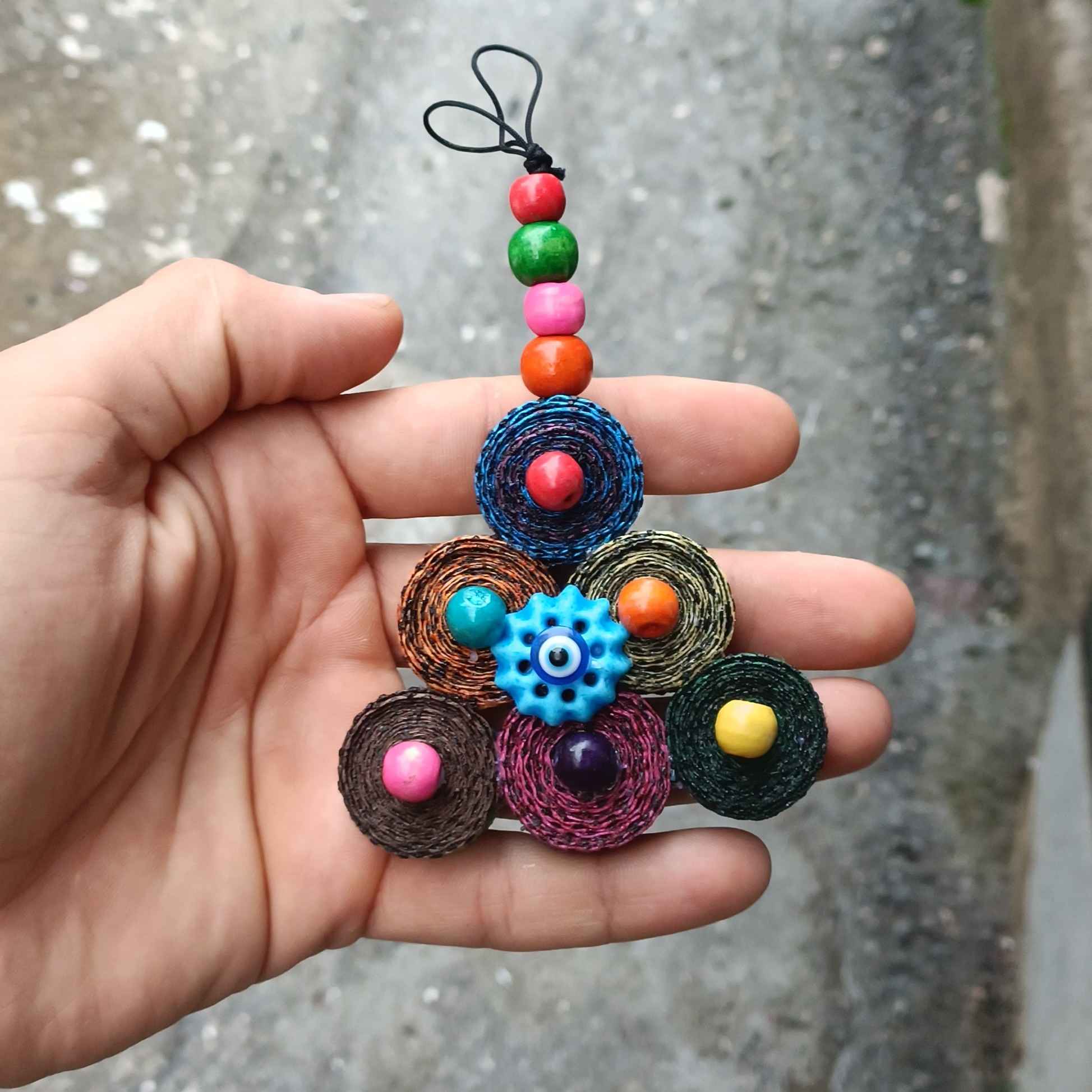 波斯传统“邪眼”墙饰护身符 – 三角款