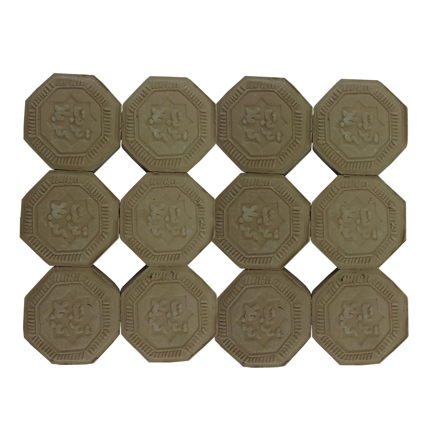 Main image of 卡尔巴拉 Turbah 祈祷石 – 八角形 Mohr，适用于什叶派穆斯林（x12）