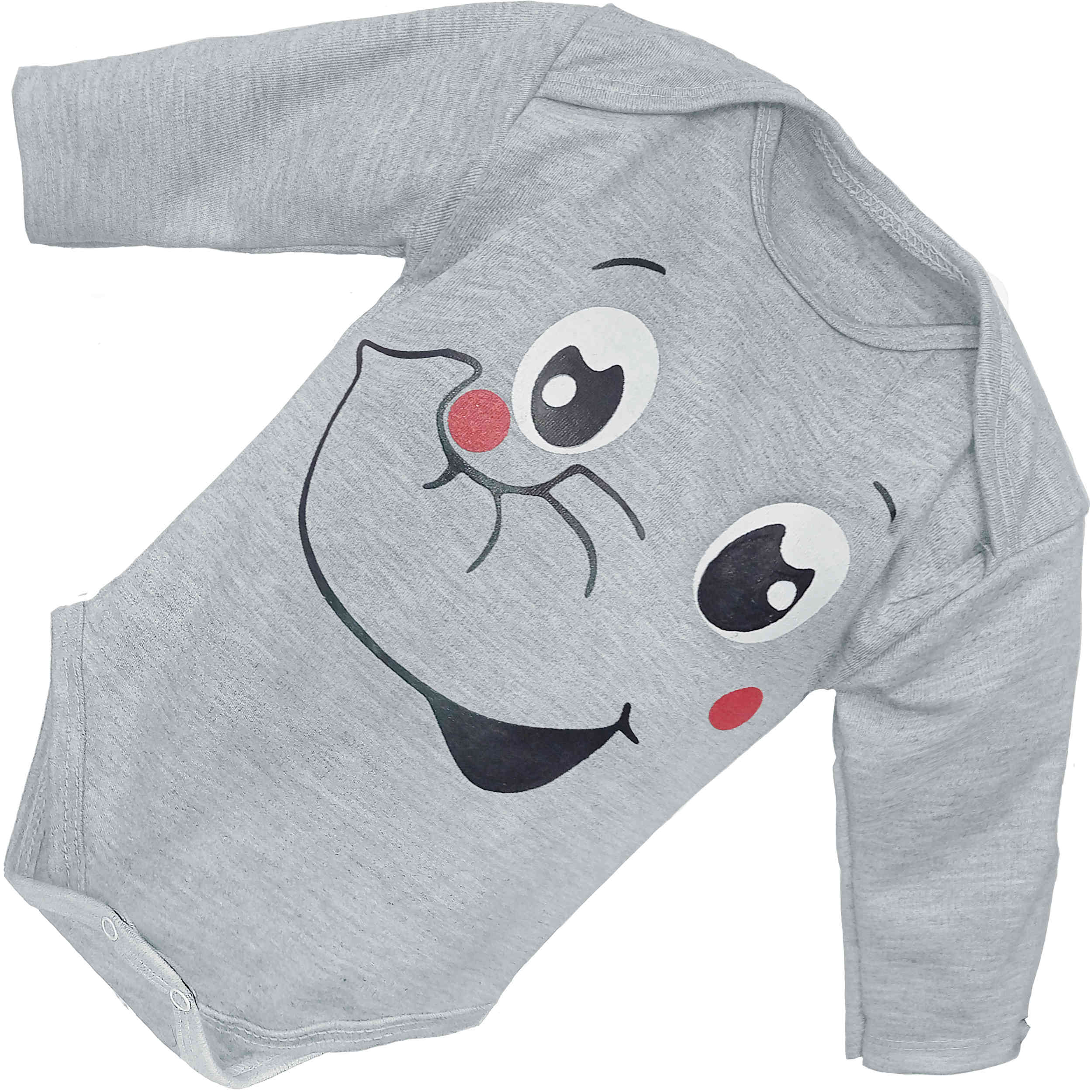 中性婴儿服三件套 – 大象款