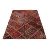 Thumbnail 3: 复古波斯手工打结拼布地毯 品红色