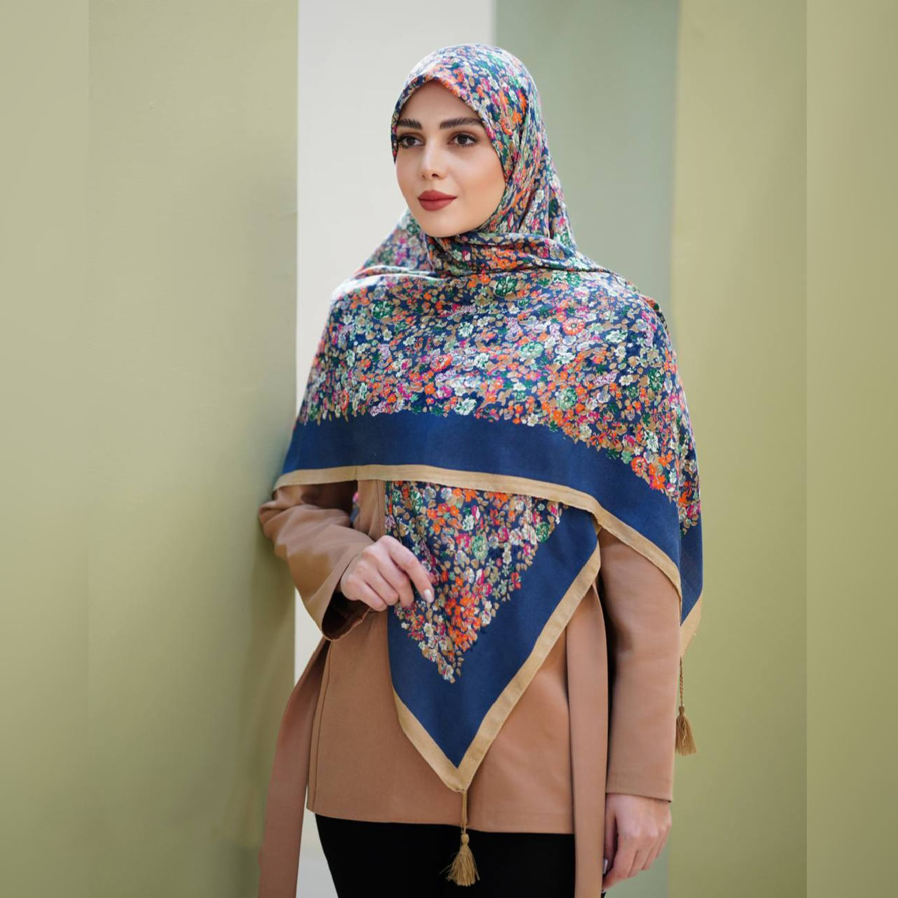 棉质围巾 – 女士花卉设计