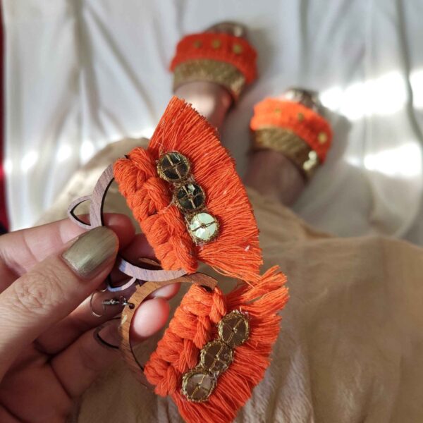 女士手工编织耳环 – 小猫款