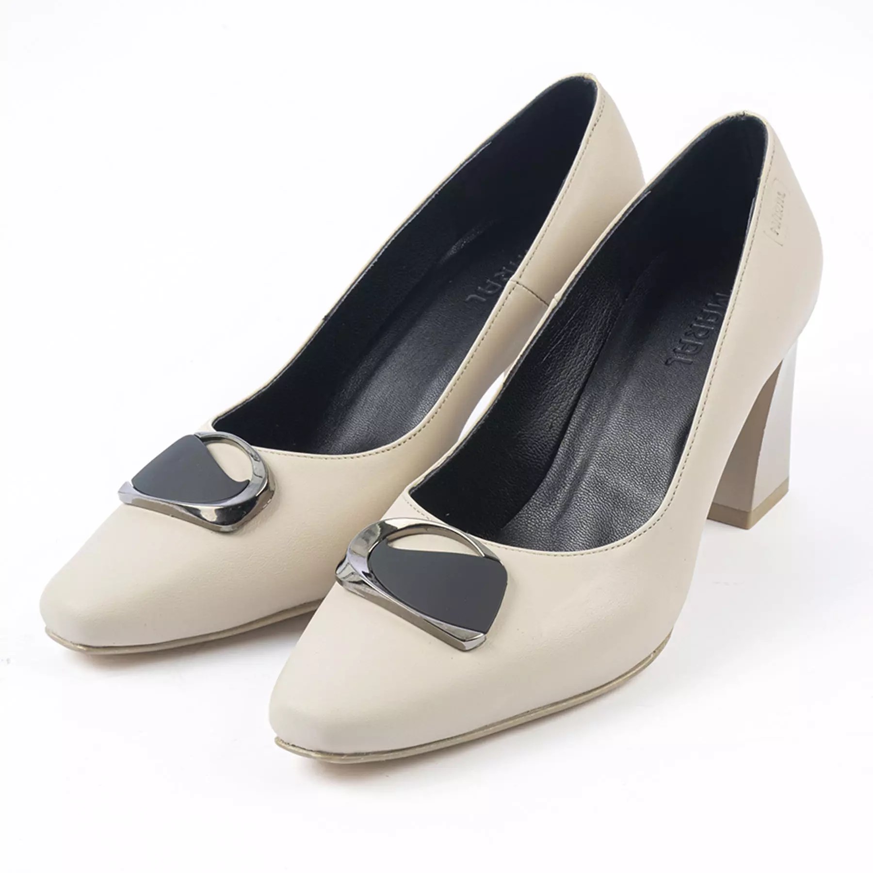 Main image of 女士天然皮革高跟泵鞋，Palina款