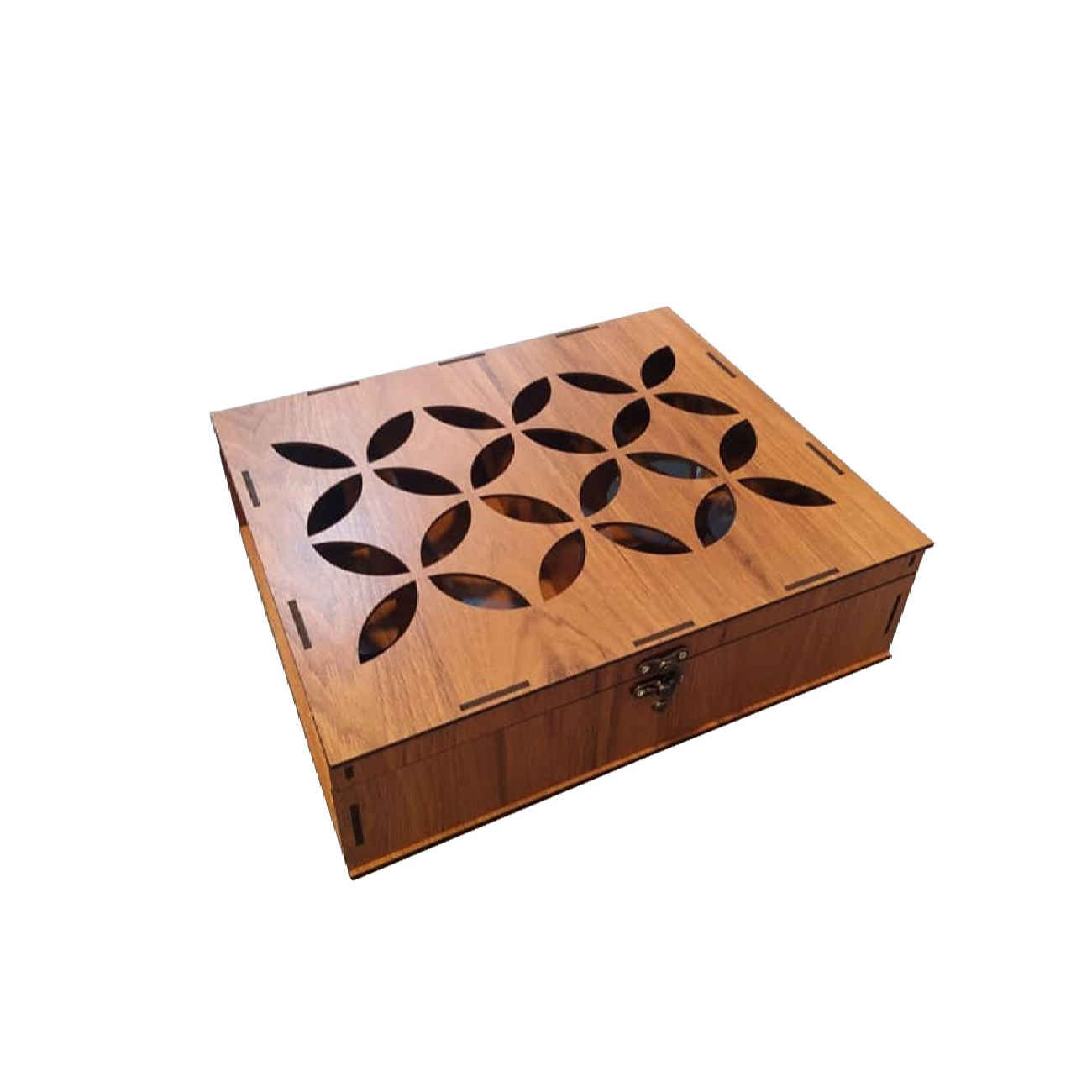 Main image of 茶叶收纳盒 – 几何印花设计，容量充足