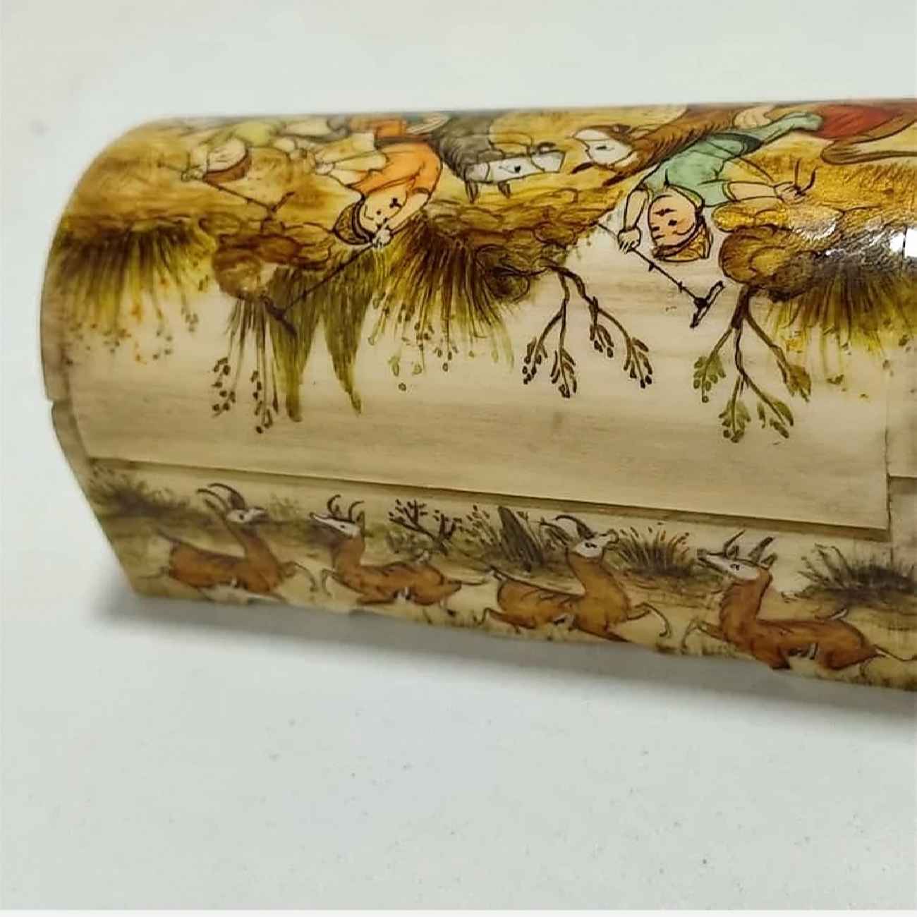 手工骨质首饰盒,波斯风格设计