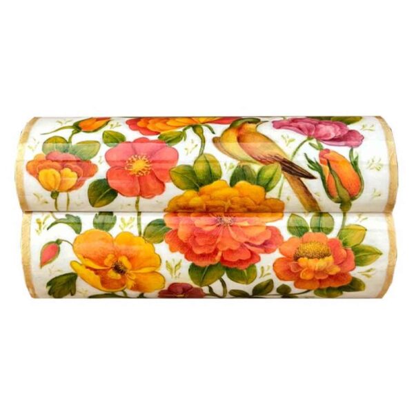 手工骨质首饰盒，波斯风格白色设计