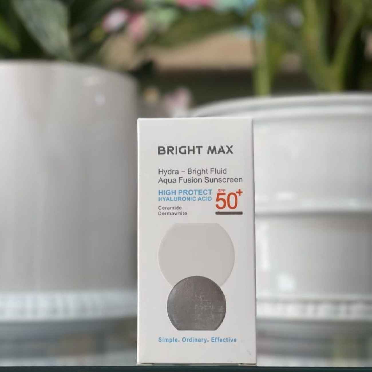 Brightmax SPF 50 抗痘防晒液:隐形防护,适合所有肤质,50 毫升