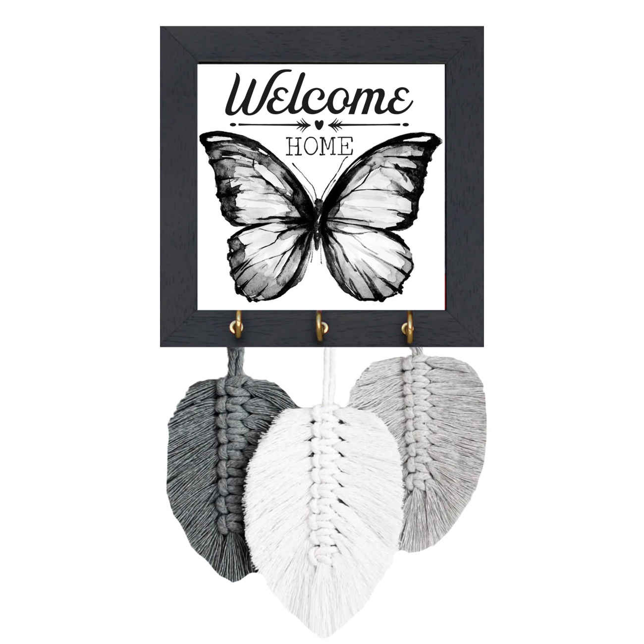 Main image of 装饰手工墙面钥匙挂钩 – 流苏设计