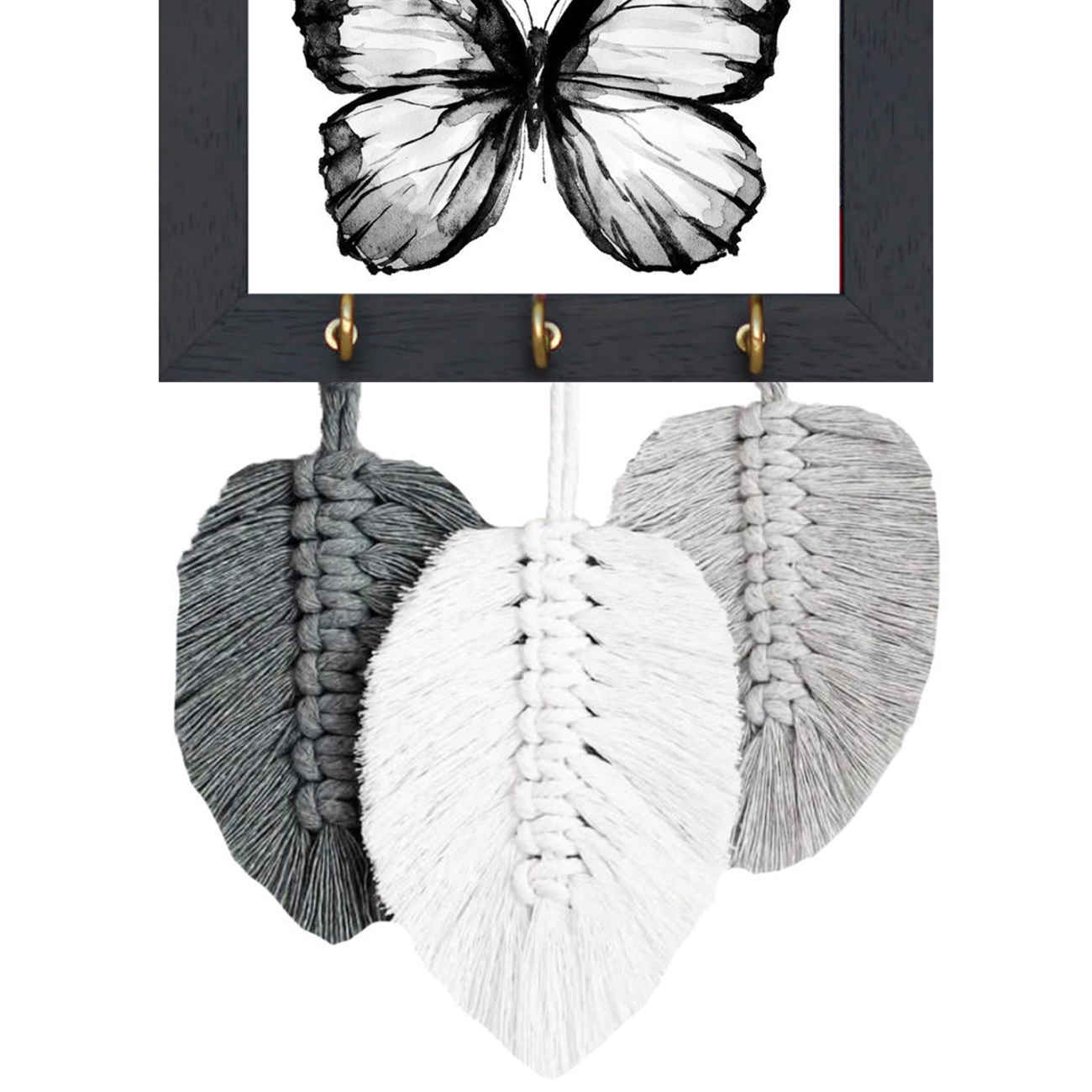 装饰手工墙面钥匙挂钩 – 流苏设计