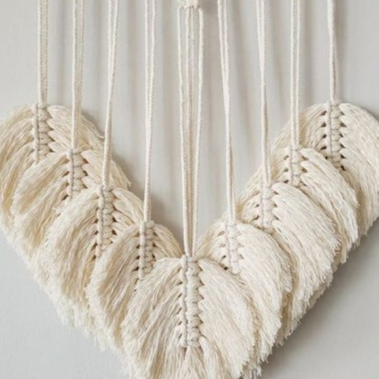 装饰手工流苏挂毯艺术墙饰 – 三角款