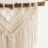 Thumbnail 3: 装饰手工编织流苏挂毯艺术墙饰（几何图案）