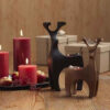 Thumbnail 4: 装饰聚酯雕塑烛台 – 鹿形设计