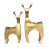 Thumbnail 7: 装饰聚酯雕塑烛台 – 鹿形设计