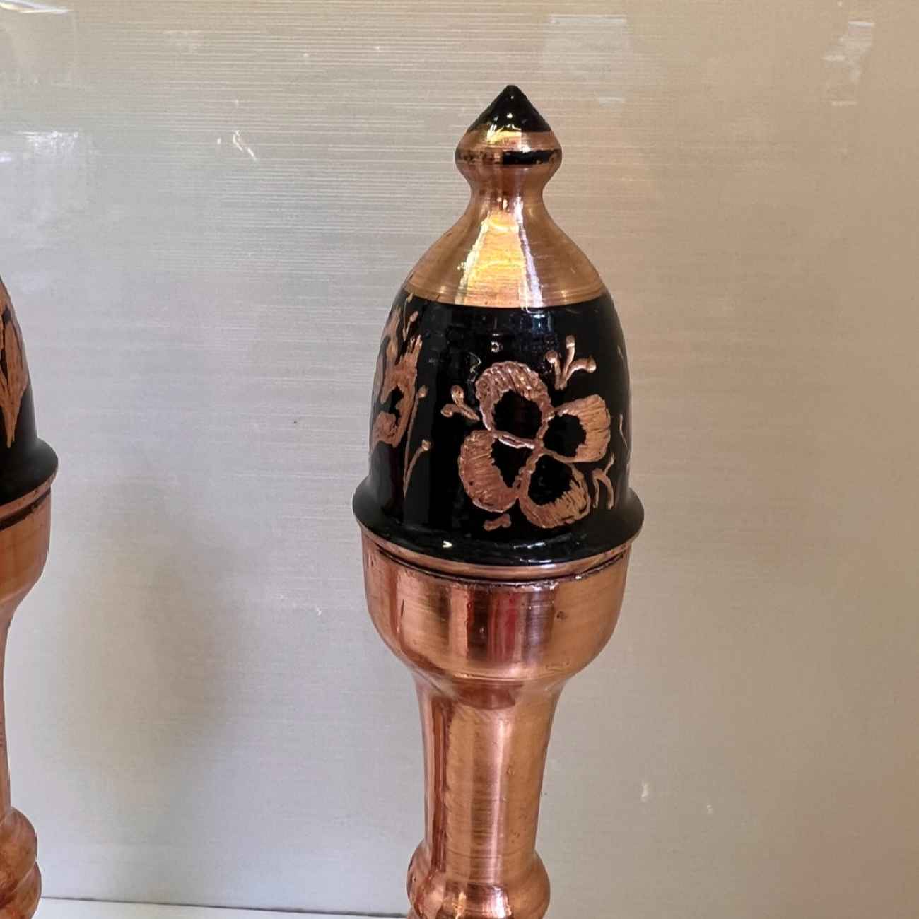 优雅波斯铜制玫瑰水喷壶