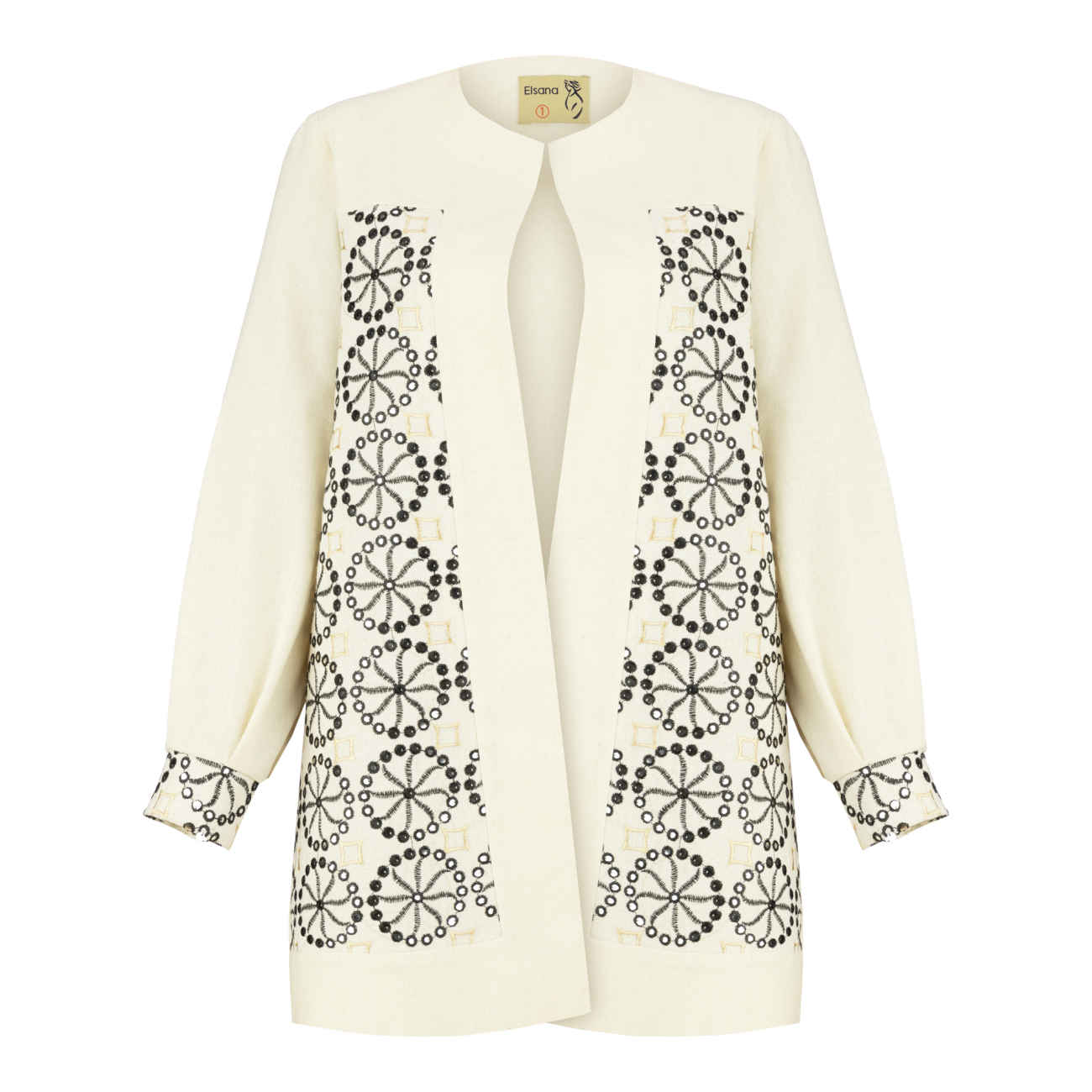 Main image of 优雅波斯亚麻Manto，时尚舒适