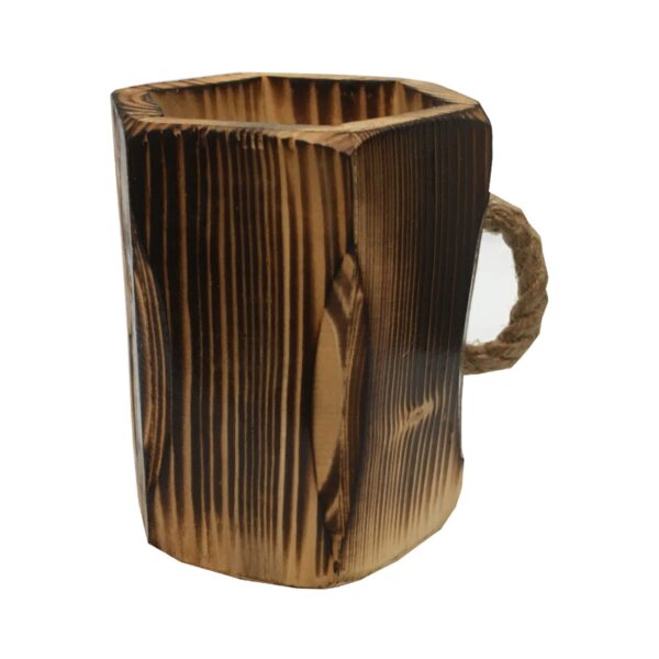 手工木质化妆刷收纳架 带艺术设计和手柄