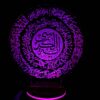 Thumbnail 4: 伊斯兰3D LED夜灯 – Ayatul Kursi，木质底座