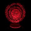 Thumbnail 2: 伊斯兰3D LED夜灯 – Ayatul Kursi，木质底座