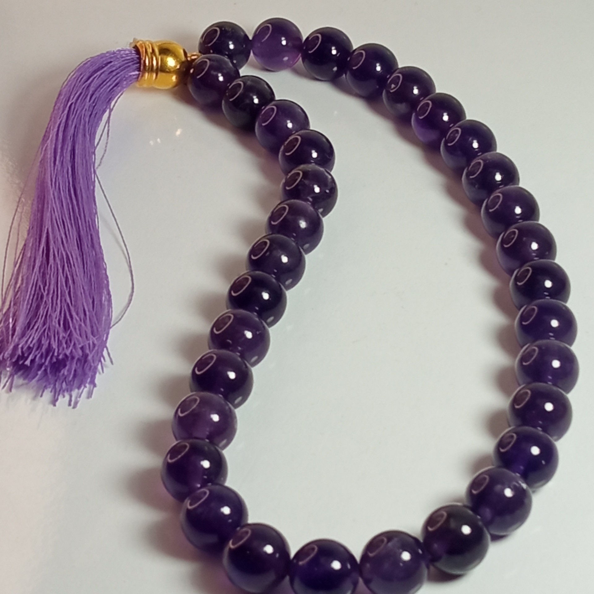Main image of 伊斯兰紫水晶念珠 —— 33颗祈祷珠 Tasbih Misbaha