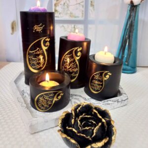 伊斯兰蜡烛套装 – 适合穆哈拉姆及哀悼场合（4套装）