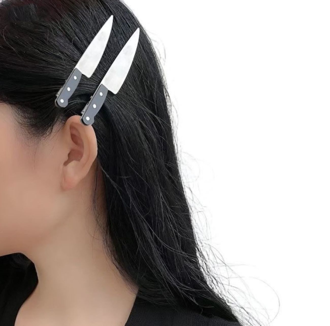 Main image of 刀型发夹套装 – 2 件