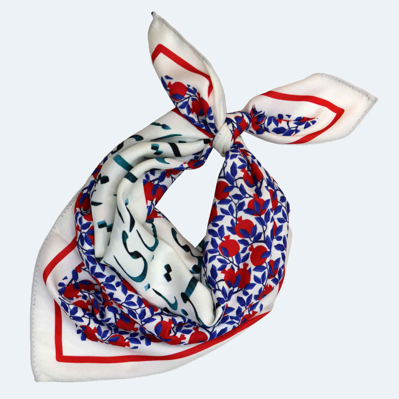 奢华波斯颈巾 – 女士书法设计