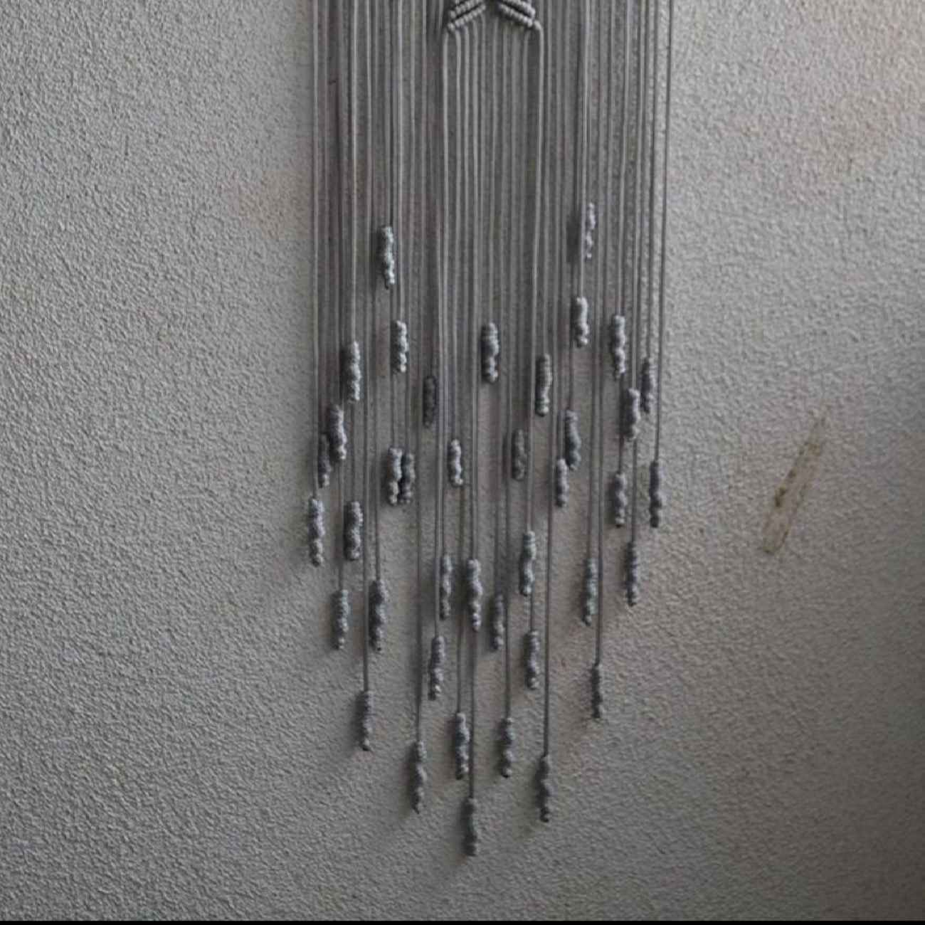 波西米亚风手工编织流苏挂毯艺术墙饰（现代家居装饰）