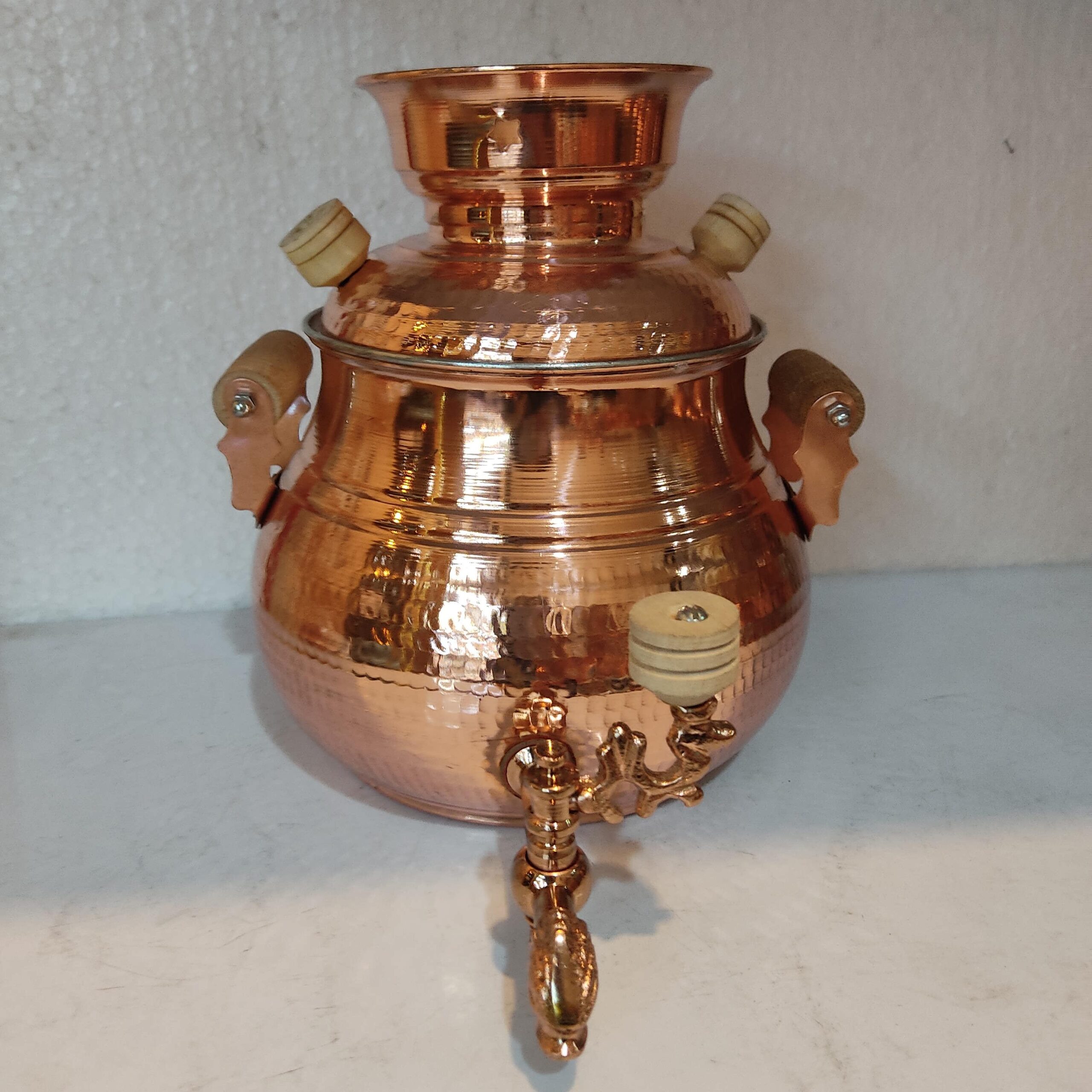 Main image of 波斯铜炉顶 Samovar – 传统锤制设计 2 升