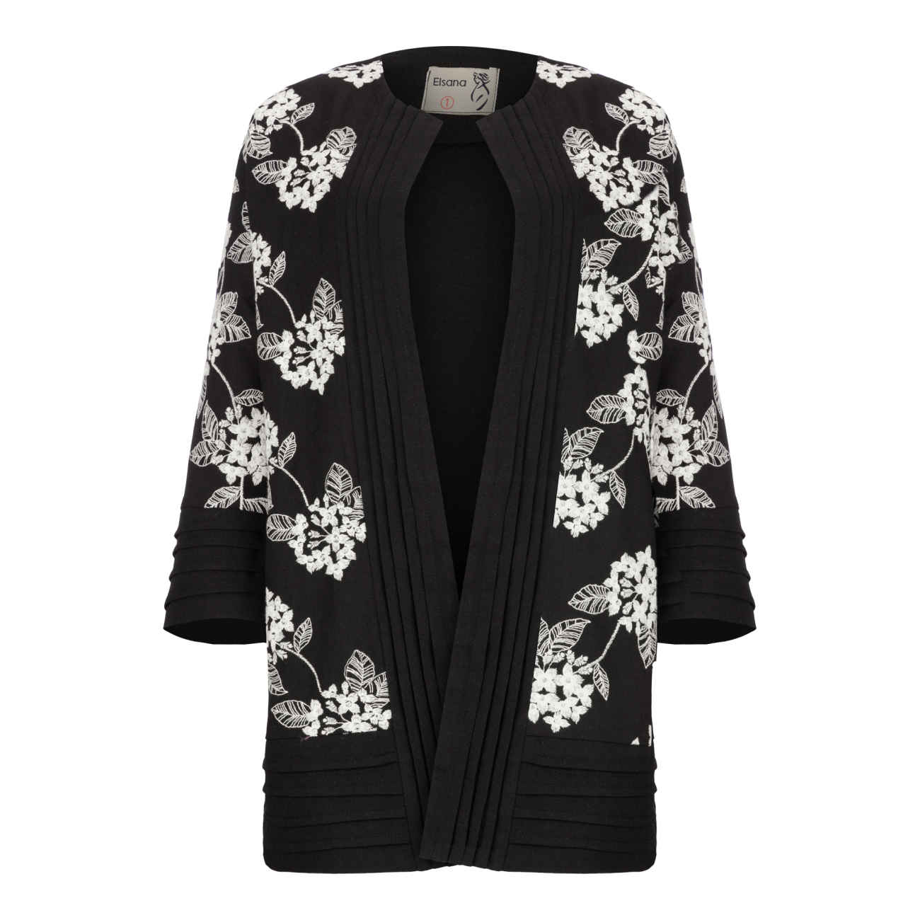 Main image of 波斯亚麻Manto，黑色，适合各种场合