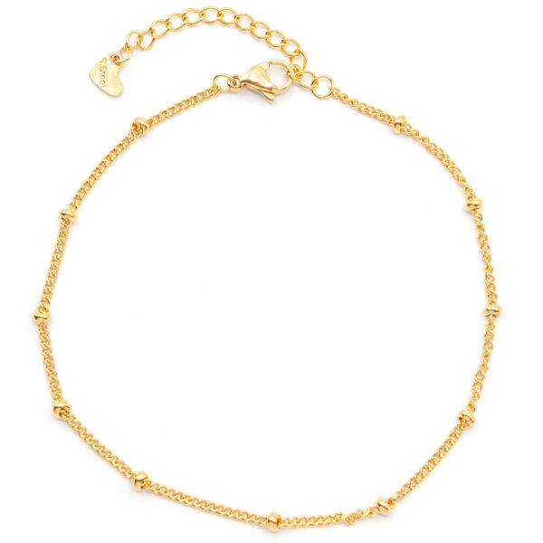 波斯钢脚链，耐用可靠的女士选择