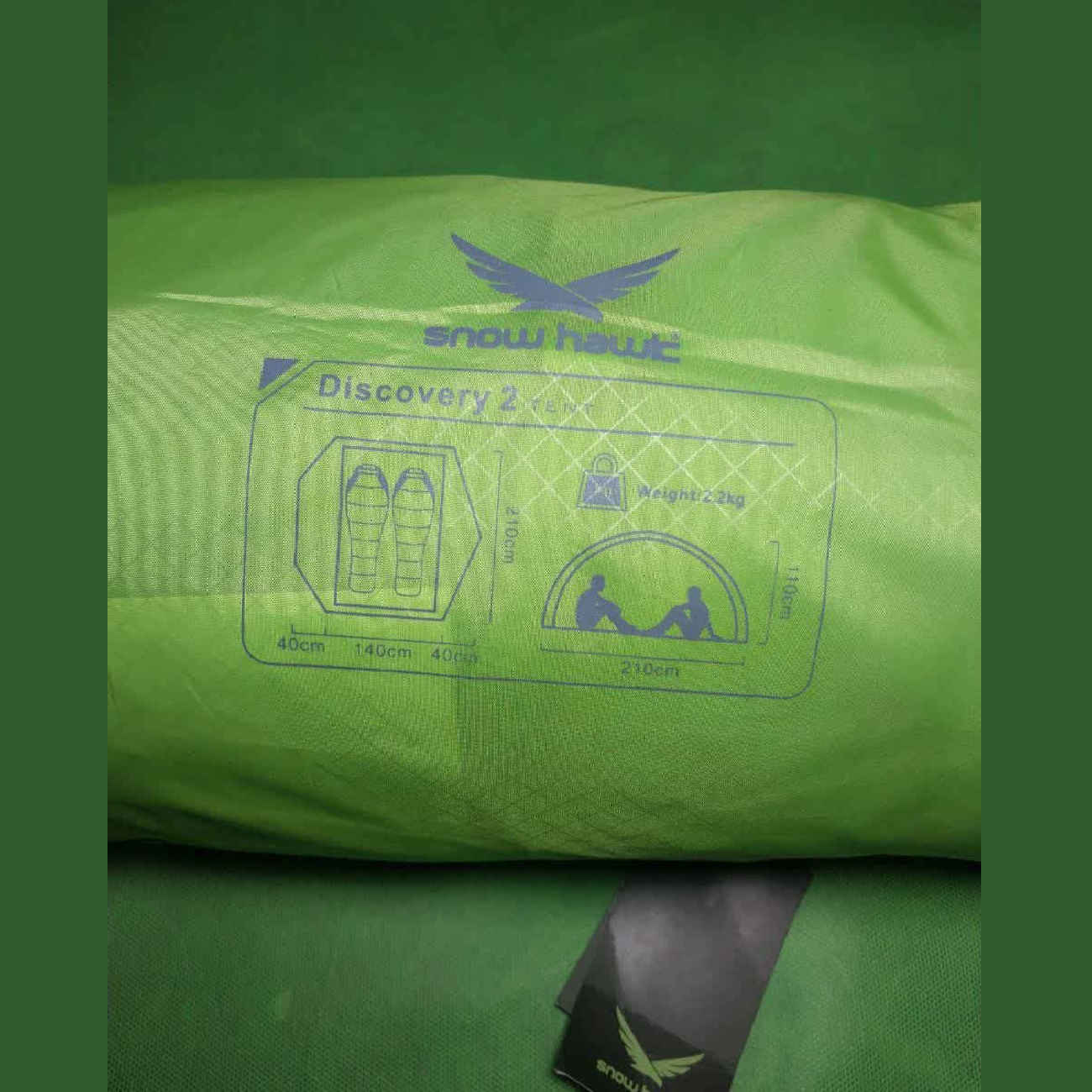 Snow Hawk 三人露营帐篷 – 防水设计,快速搭建