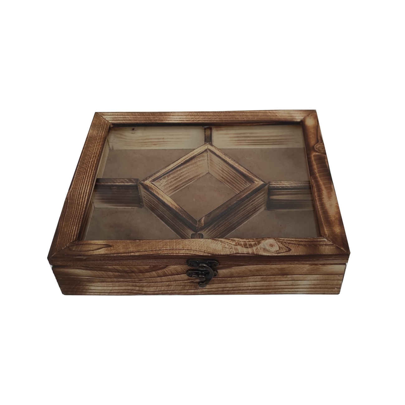 Main image of 装饰茶叶收纳盒 – 经典木质外观