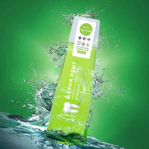 AlphaDent 天然全效漱口水 – 无酒精无氟(2瓶装)