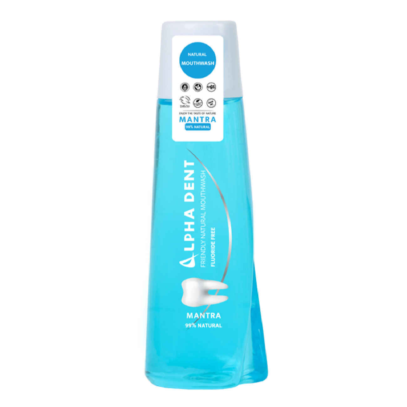 Main image of AlphaDent 天然无酒精无氟漱口水 – Mantra（2瓶装）