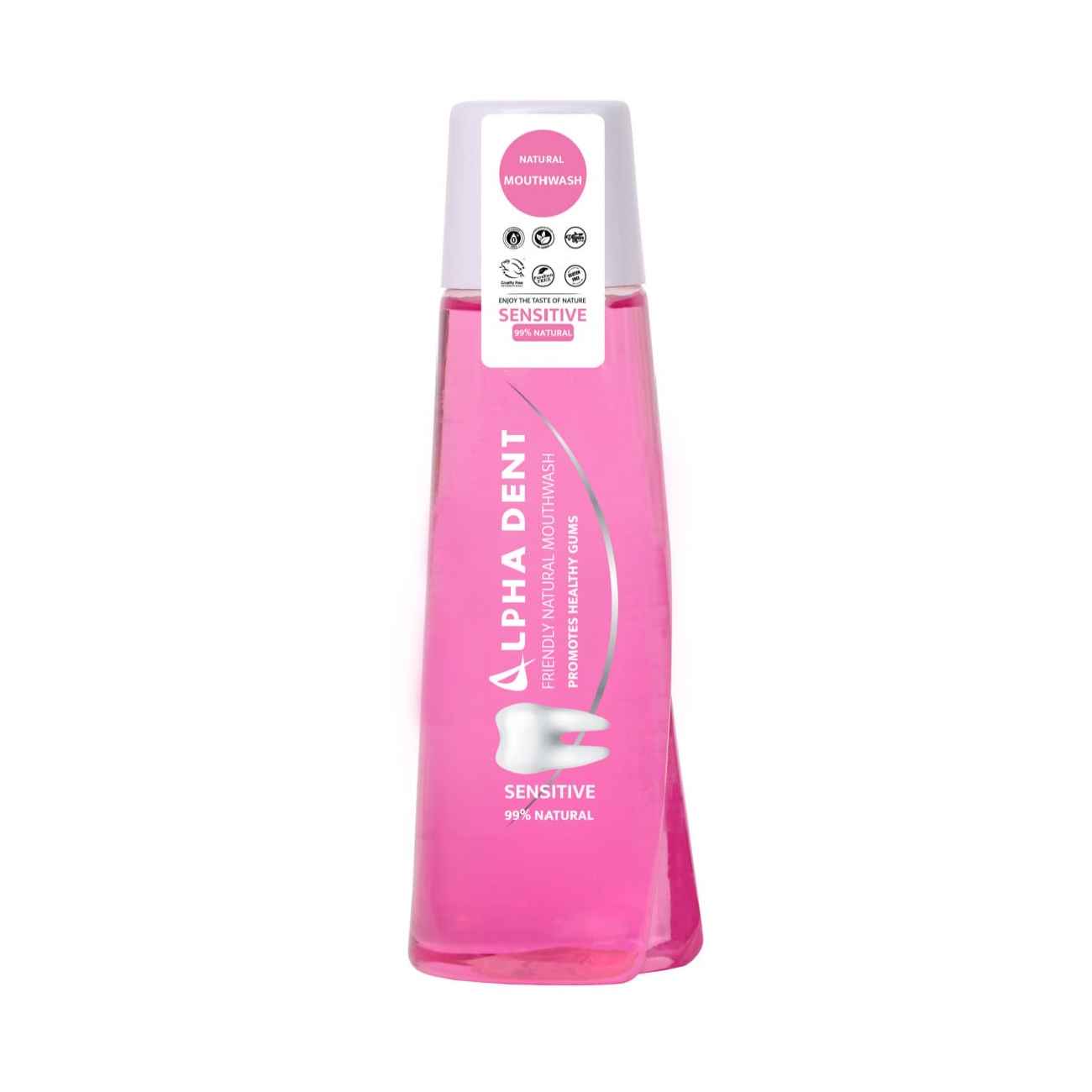AlphaDent 天然敏感舒缓无酒精漱口水(2瓶装)